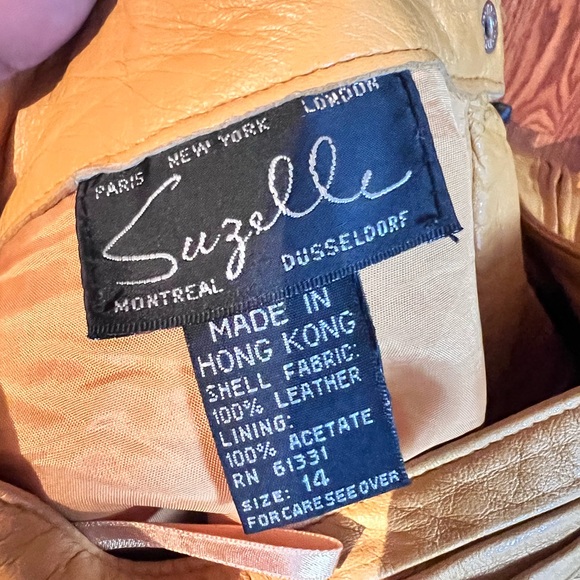 Vintage Leather skirt/jacket set - Picture 7 of 10